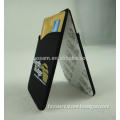 LOGO customized new fashion smart wallet Silicone cell phone credit card holder